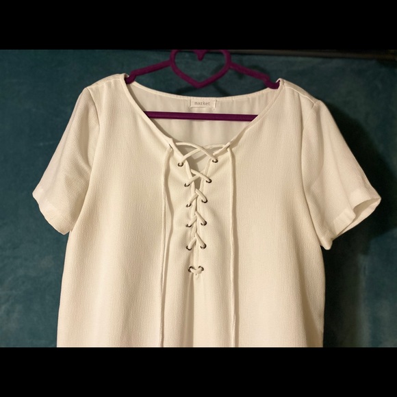 market white dress - Picture 3 of 4